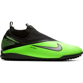 Chaussure de football Nike React Phantom Vsn 2 Pro Df Tf CD4174 036 multicolore vert