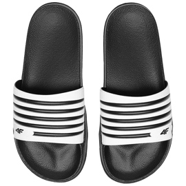 Chaussons femme 4F noirs H4L20 KLD001 21S blanche le noir