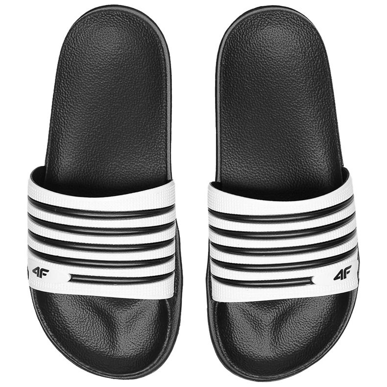 Chaussons femme 4F noirs H4L20 KLD001 21S blanche le noir