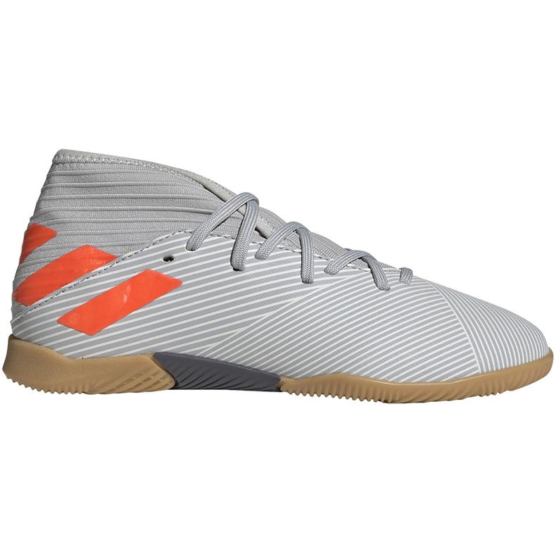 Adidas Nemeziz 19.3 In Jr gris chaussures de football EF8304 Adidas Nemeziz 19.3 In Jr gris chaussures de football EF8304