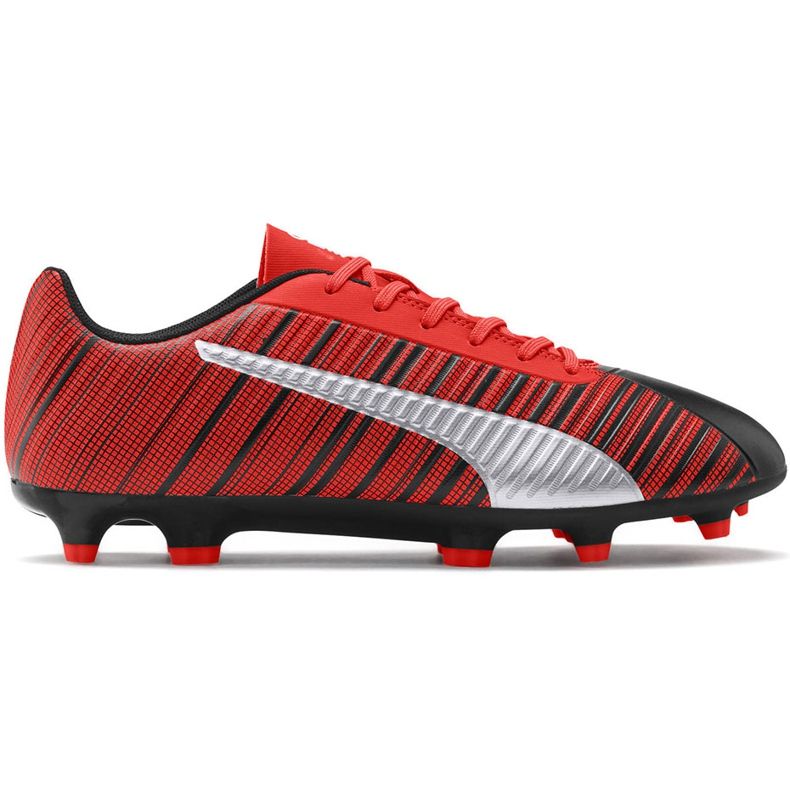 Chaussures de football Puma One 5.4 Fg Ag rouge-noir 105605 01 multicolore Chaussures de football Puma One 5.4 Fg Ag rouge-noir 105605 01 multicolore