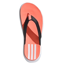 Chaussons Adidas Femme Comfort Flip Flop orange-noir-blanc EG2064
