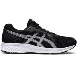 Chaussures de course pour hommes Asics Jolt 2 noir et blanc 1011A167 007 le noir