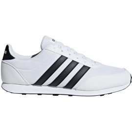 Adidas V Racer 2.0 chaussures blanches et noires B75796