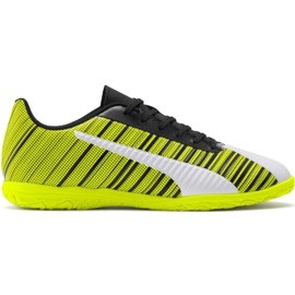 Puma One 5.4 It chaussures de football jaune-blanc-noir 105654 04 multicolore
