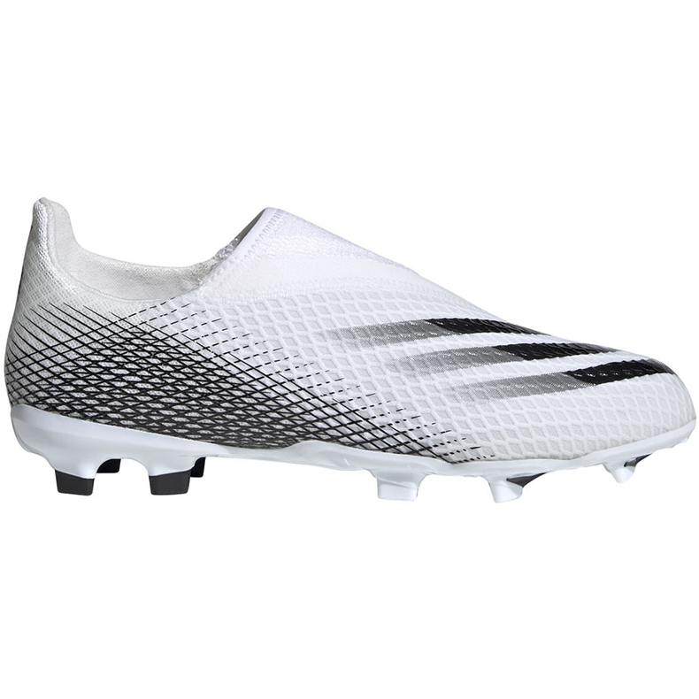 Chaussures de football Adidas X GHOSTED.3 Ll Fg Junior EG8151 blanche blanche