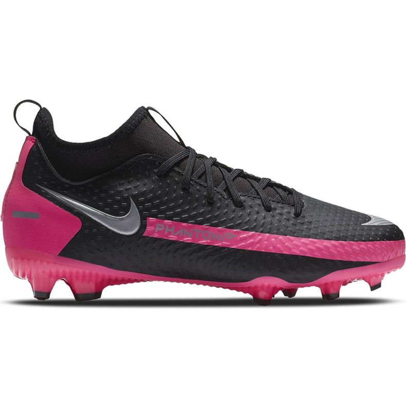 Nike Phantom Gt Academy Df FG / MG Junior CW6694 006 chaussures de football le noir le noir Nike Phantom Gt Academy Df FG / MG Junior CW6694 006 chaussures de football le noir le noir