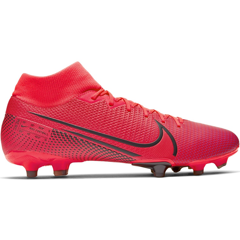 Chaussures de football Nike Mercurial Superfly 7 Academy FG / MG AT7946 606 bleu marin rouge