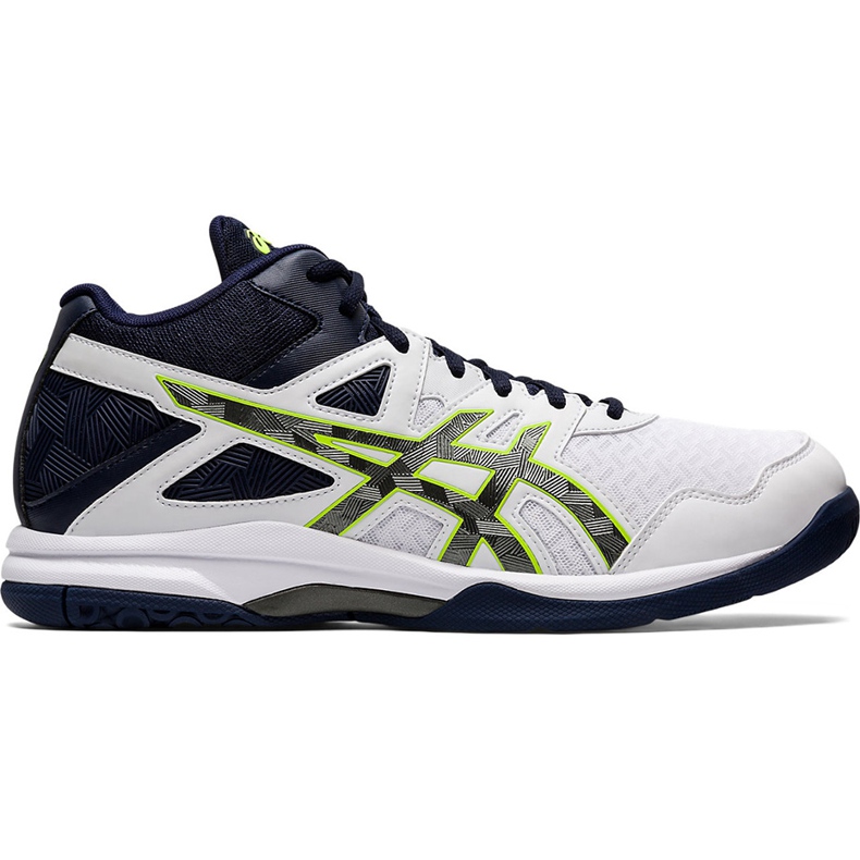 Asics Gel-Task Mt 2 1071A036 101 chaussures de volley-ball pour hommes blanche blanche