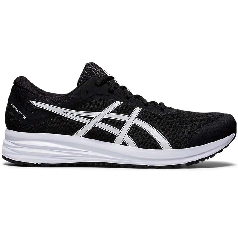 Chaussures de course Asics Patriot 12 noir pour hommes 1011A823 001 le noir