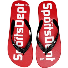 Chaussons homme 4F rouge H4L20 KLM006 62S le noir