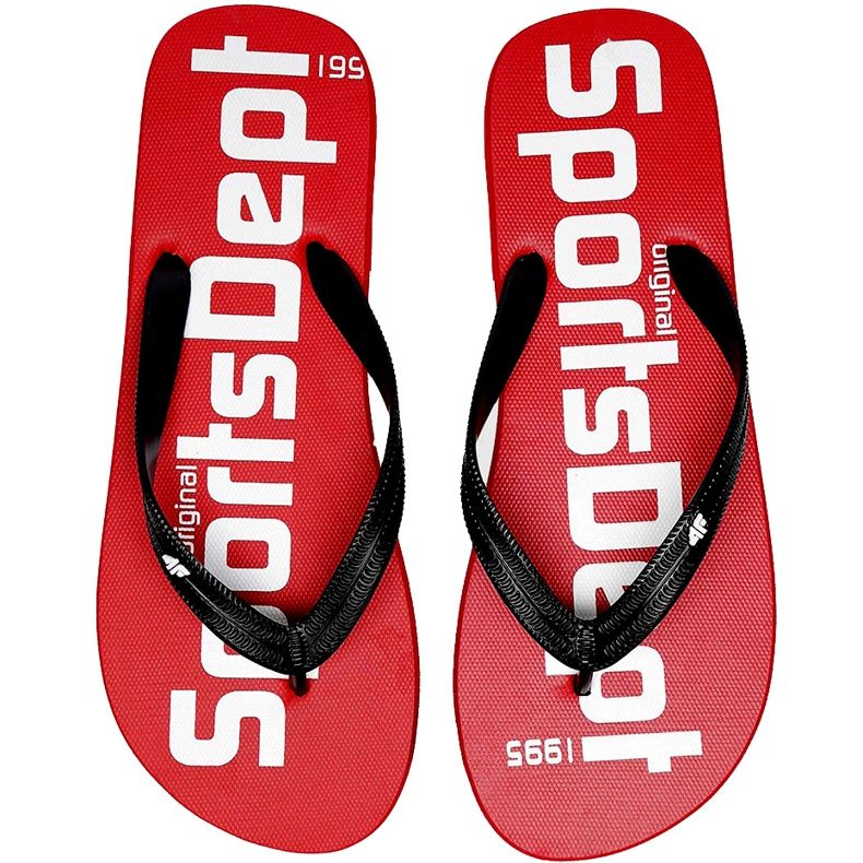 Chaussons homme 4F rouge H4L20 KLM006 62S le noir Chaussons homme 4F rouge H4L20 KLM006 62S le noir