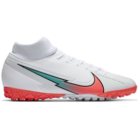 Chaussure de football Nike Mercurial Superfly 7 Academy M Tf AT7978 163 blanche