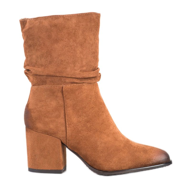 Bottines VINCEZA camel brun multicolore