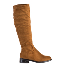 Bottines en daim VINCEZA brun