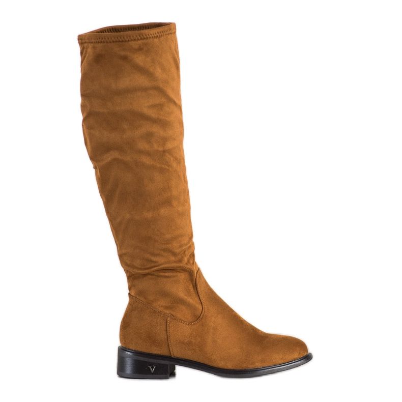 Bottines en daim VINCEZA brun