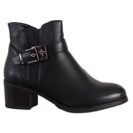 SHELOVET Bottes noires classiques le noir