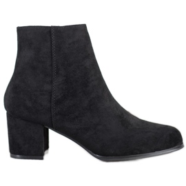 Danic Bottes noires à talons hauts le noir