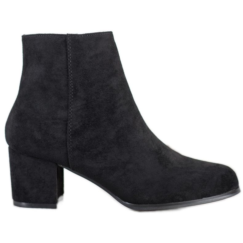 Danic Bottes noires à talons hauts le noir