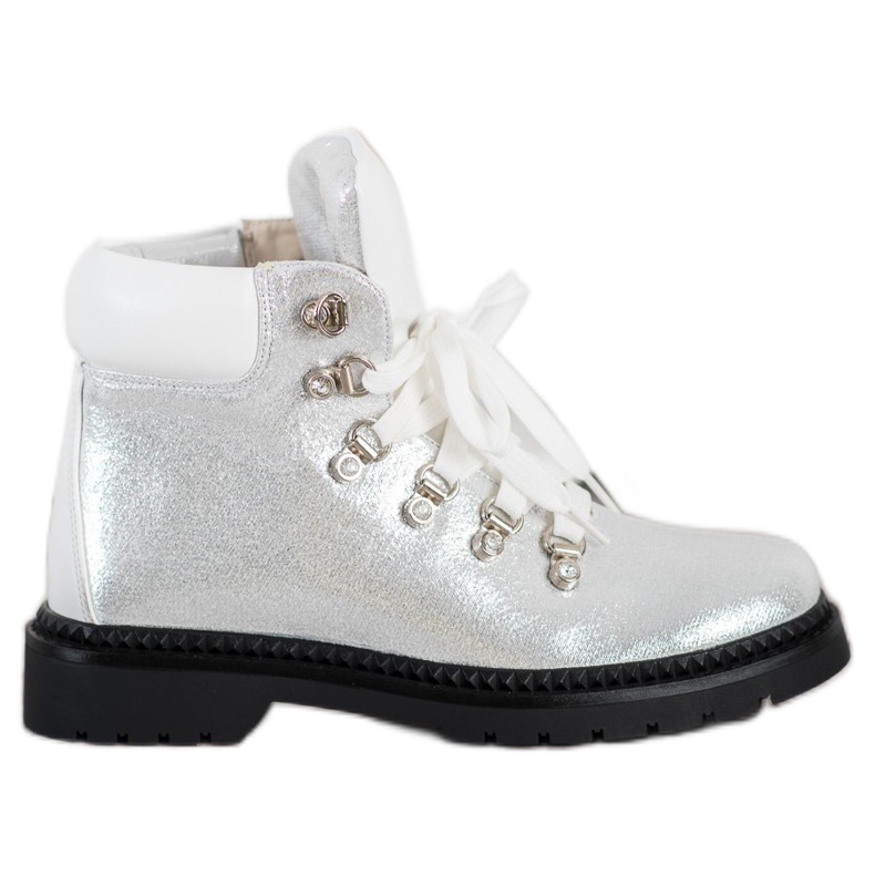 Bello Star Trappeurs d'argent blanche Bello Star Trappeurs d'argent blanche