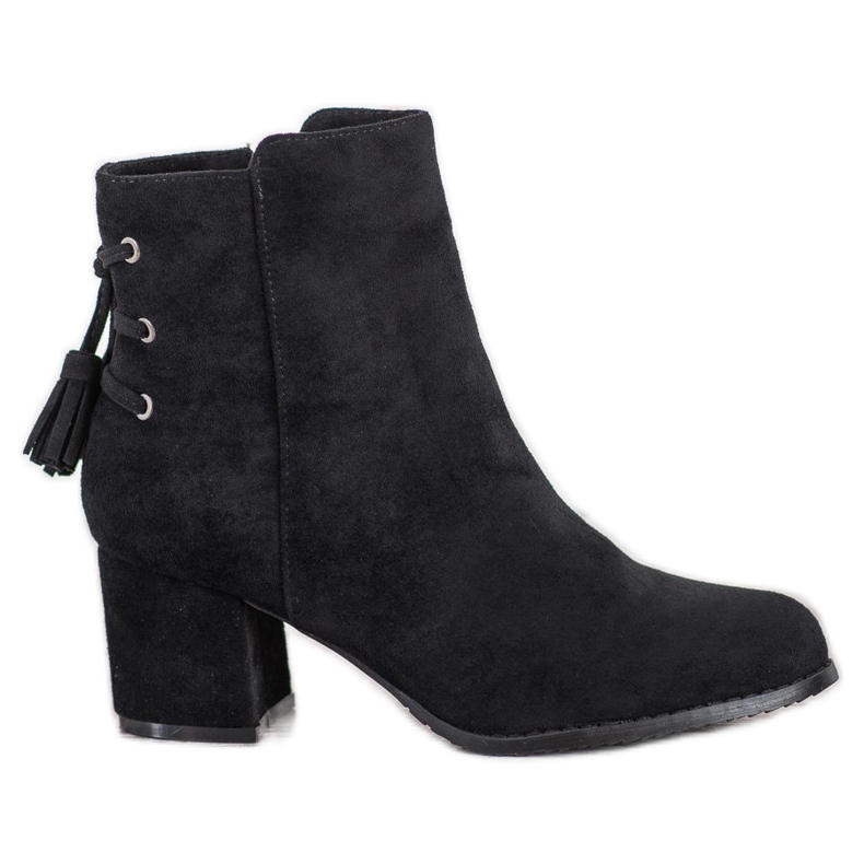 SHELOVET Bottes À Franges le noir