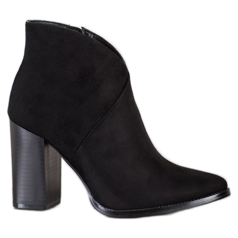 Filippo Bottes élégantes sur un poteau le noir Filippo Bottes élégantes sur un poteau le noir