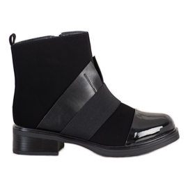 ENPLUS Bottines à la mode noires le noir