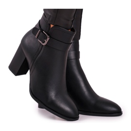 Bottes Pour Femmes À Talons Hauts Sergio Leone Noir BT509