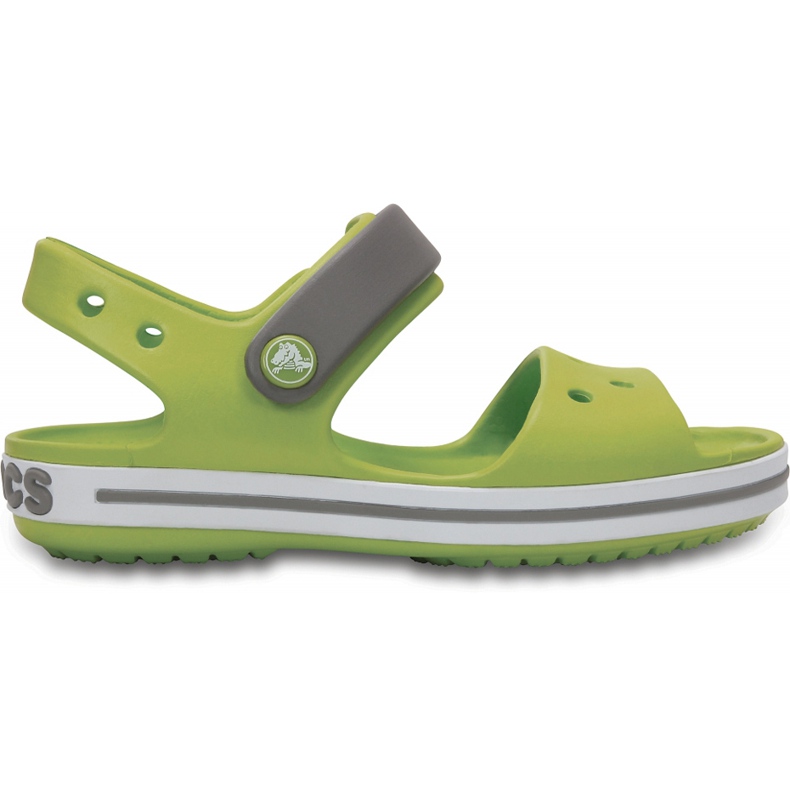 Sandales Crocs pour enfants Crocband Sandal Kids vert et gris 12856 3K9