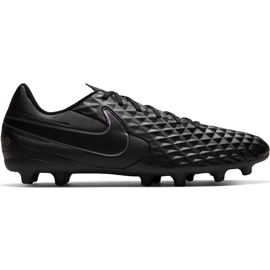 Chaussures de football Nike Tiempo Legend 8 Club FG / MG AT6107 010 le noir le noir Chaussures de football Nike Tiempo Legend 8 Club FG / MG AT6107 010 le noir le noir