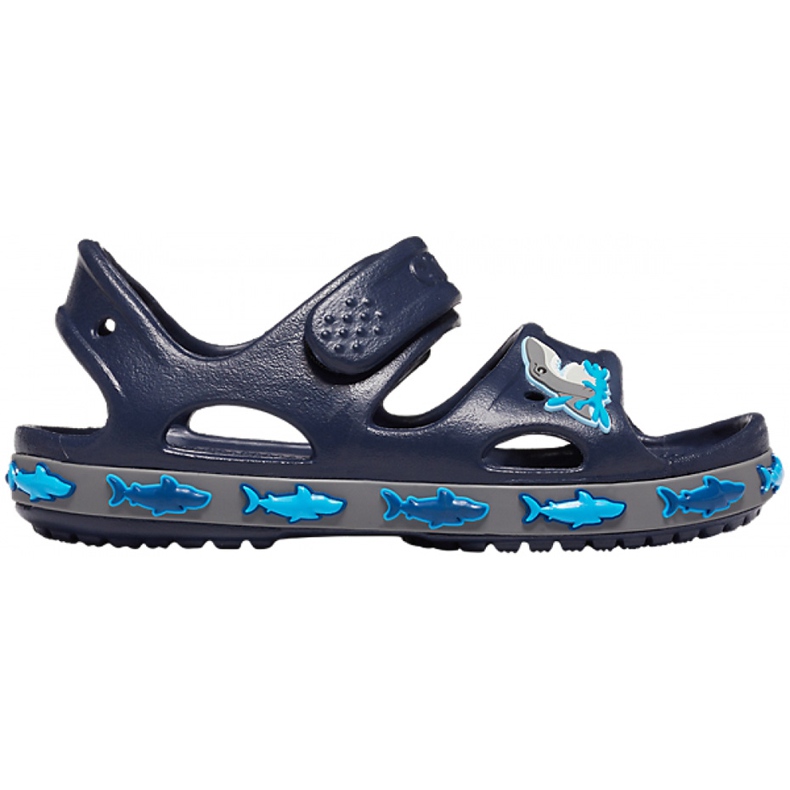 Sandales enfant Crocs Crocs Fl Shark Band Sandal B bleu marine 206365 410 Sandales enfant Crocs Crocs Fl Shark Band Sandal B bleu marine 206365 410