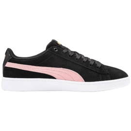 Chaussures femme Puma Vikky v2 noir et rose 369725 11