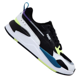 Chaussures Puma X-Ray 2 Square M 373108-01 blanc noir multicolore