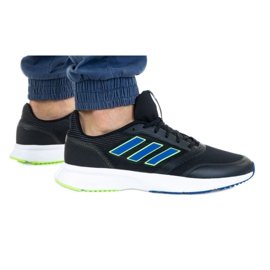 Chaussures Adidas Nova Flow M FW5075 noir vert