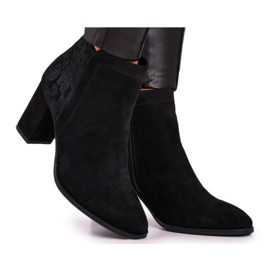 Bottes Pour Femmes À Talons Hauts Sergio Leone Noir BT508