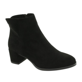 Bottes en daim noires Sergio Leone BT528