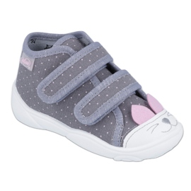 Chaussures enfant Befado 212P059 rose gris