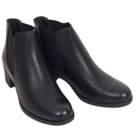 Bottines Chelsea noires pour femmes 8B875 Noir