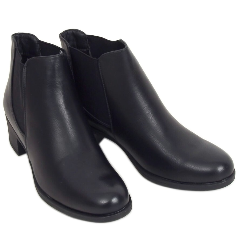 Bottines Chelsea noires pour femmes 8B875 Noir le noir Bottines Chelsea noires pour femmes 8B875 Noir le noir