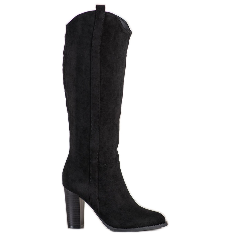 Seastar Bottes élégantes sur un pilier le noir