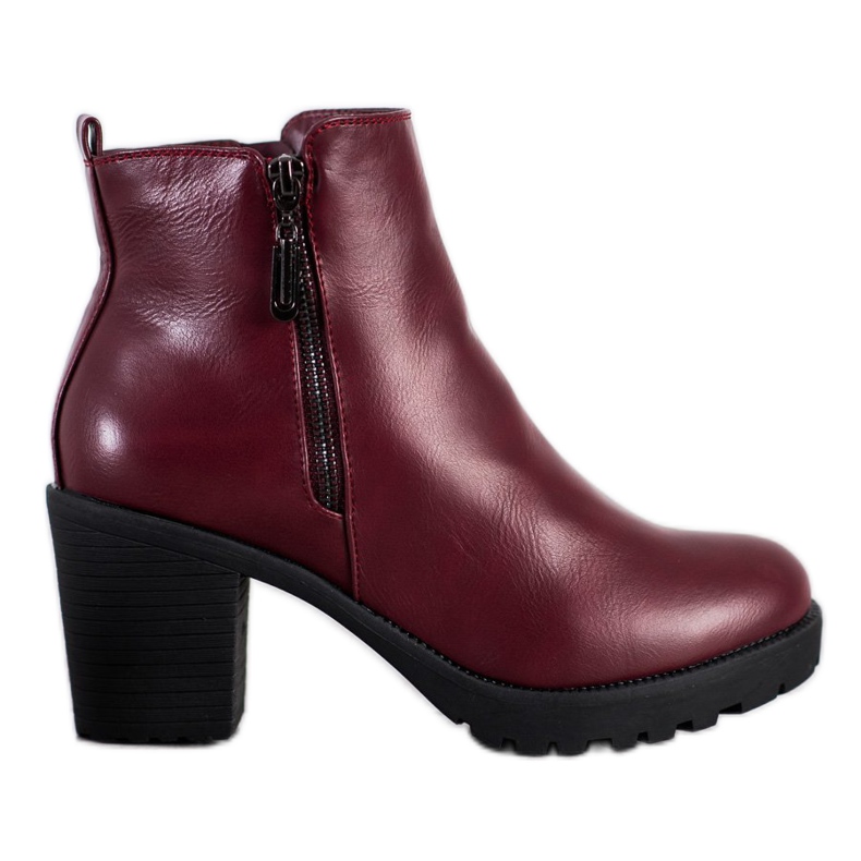 Small Swan Bottes chaudes pour femmes rouge