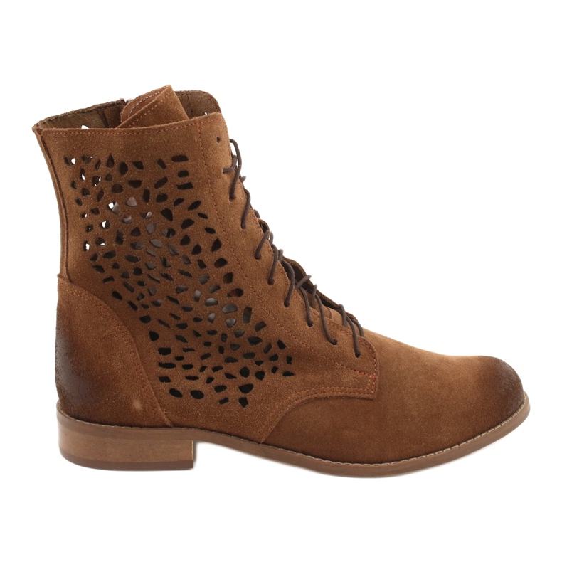 Nicole Bottes méridiennes en cuir camel pour femmes brun Nicole Bottes méridiennes en cuir camel pour femmes brun