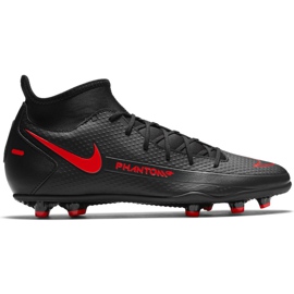 Chaussures de football Nike Phantom Gt Club Df FG / MG CW6672 060 noir noir