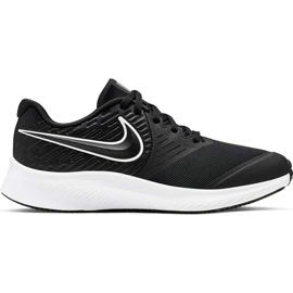 Nike Star Runner 2 chaussures pour enfants noir et blanc AQ3542 001 le noir