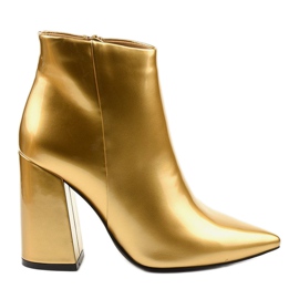 Bottines dorées avec fermeture éclair Adrietina d'or