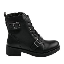 Bottes isolées noires à lacets Xylesh