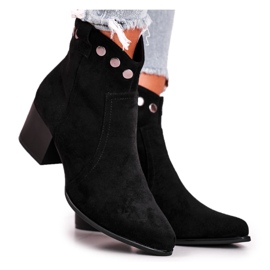 Bottes Pour Femmes À Talons Hauts Sergio Leone Noir BT617 le noir