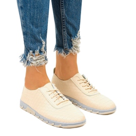 Baskets JH8686-3 beiges