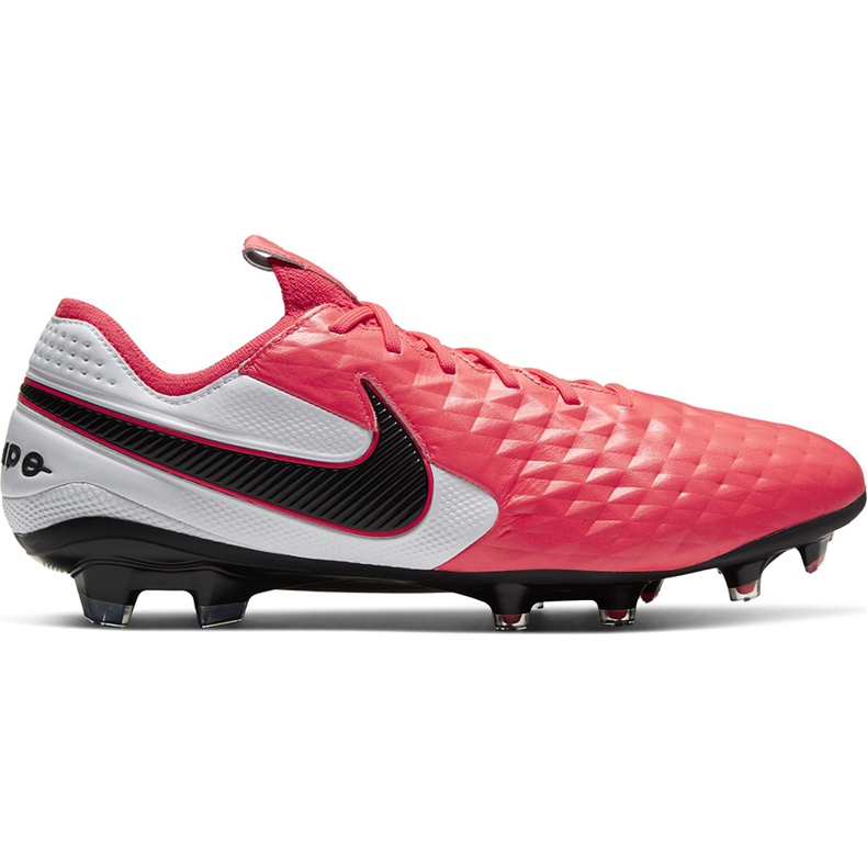 Nike Tiempo Legend 8 Elite Fg AT5293 606 chaussures de football multicolore rouge