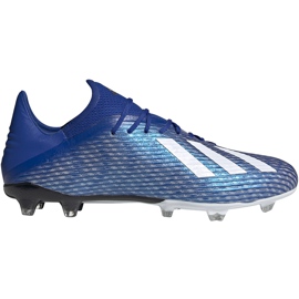 Adidas X 19.2 Fg chaussures de football bleu EG7128 Adidas X 19.2 Fg chaussures de football bleu EG7128